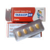 Tadacip 20mg - 4 pastile / comprimate